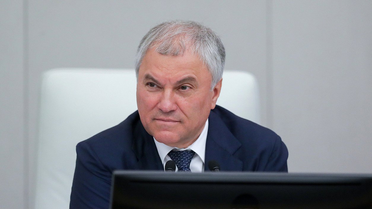 Jefe de la Duma Estatal Vyacheslav Volodin