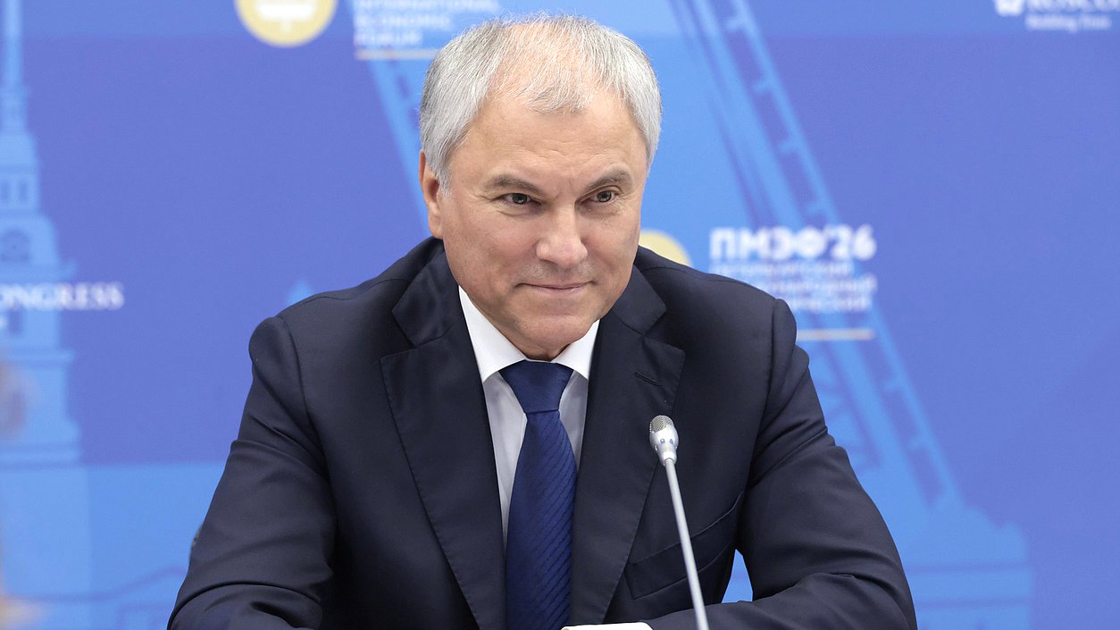 Председатель Государственной Думы Вячеслав Володин