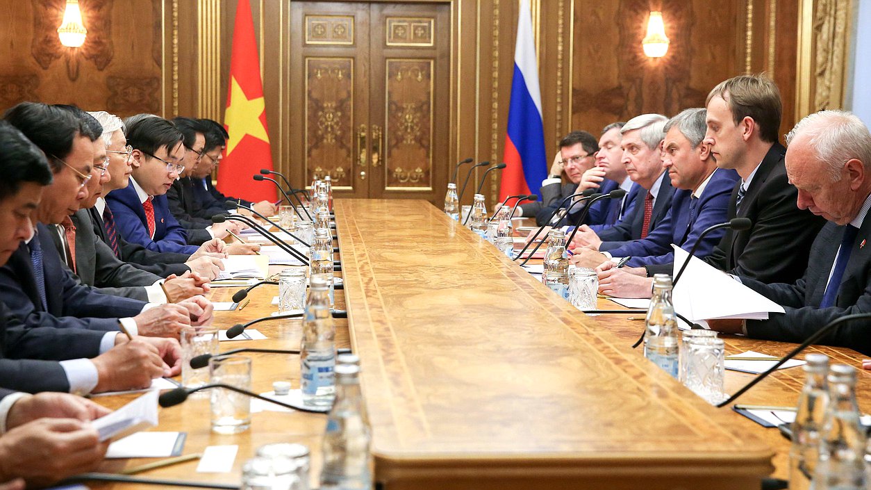 Meeting of Chairman of the State Duma Viacheslav Volodin and General Secretary of the Central Committee of the Communist Party of Vietnam Nguyễn Phú Trọng