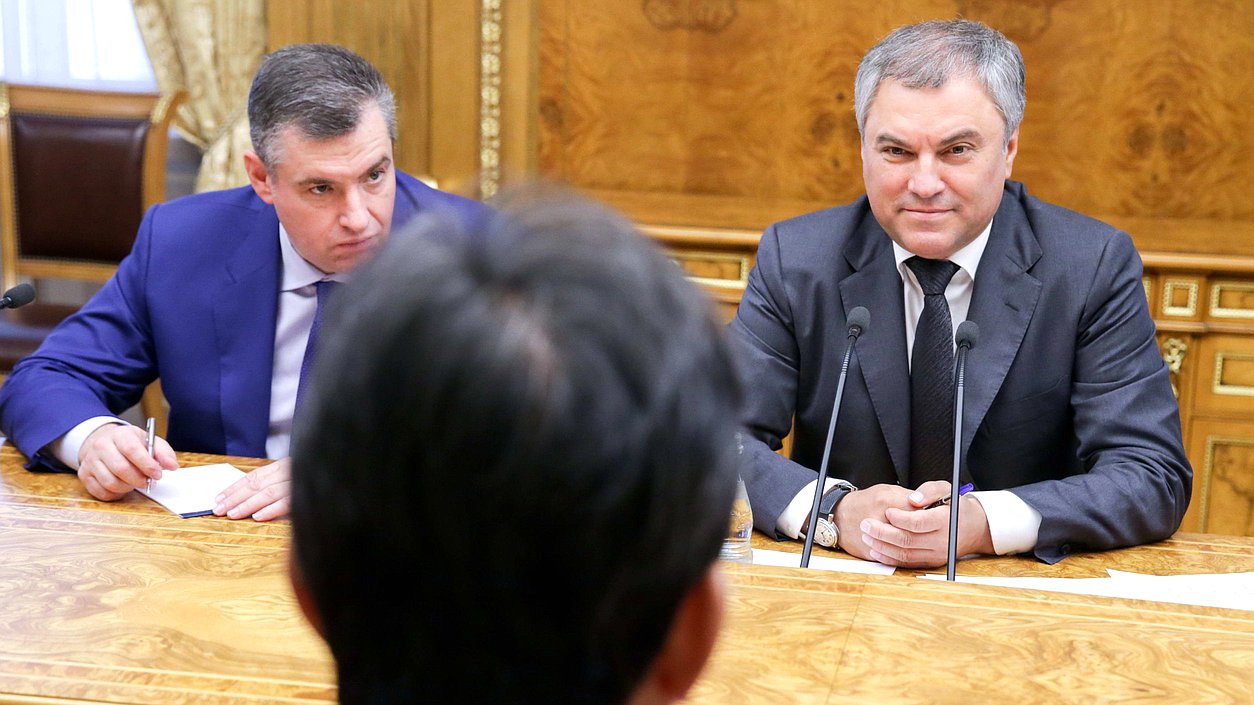 Chairman of the State Duma Viacheslav Volodin