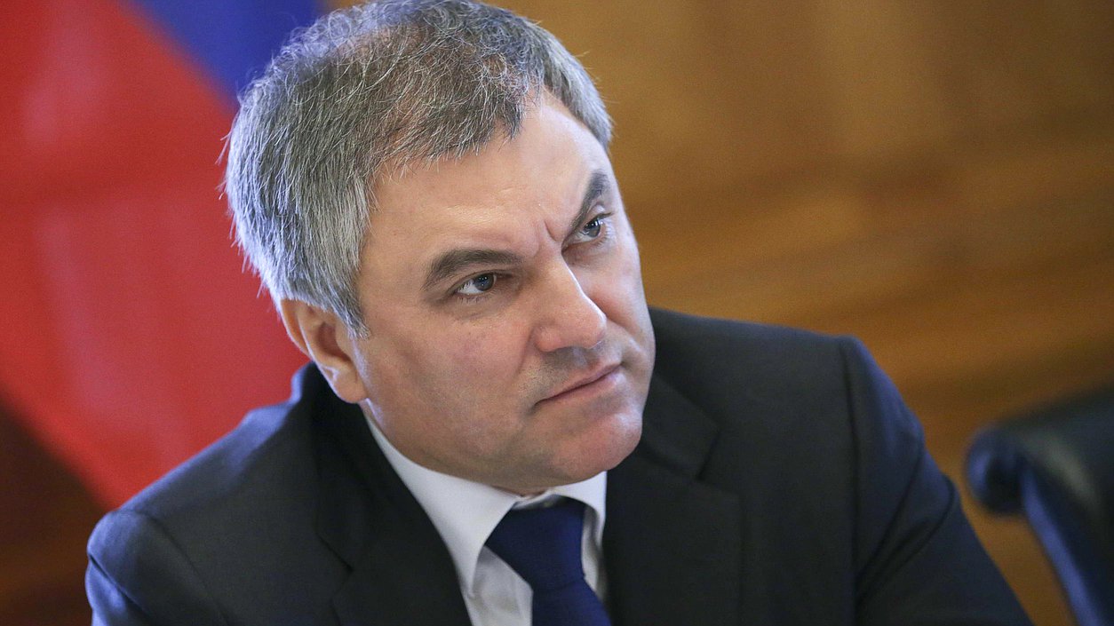 Chairman of the State Duma Vyacheslav Volodin