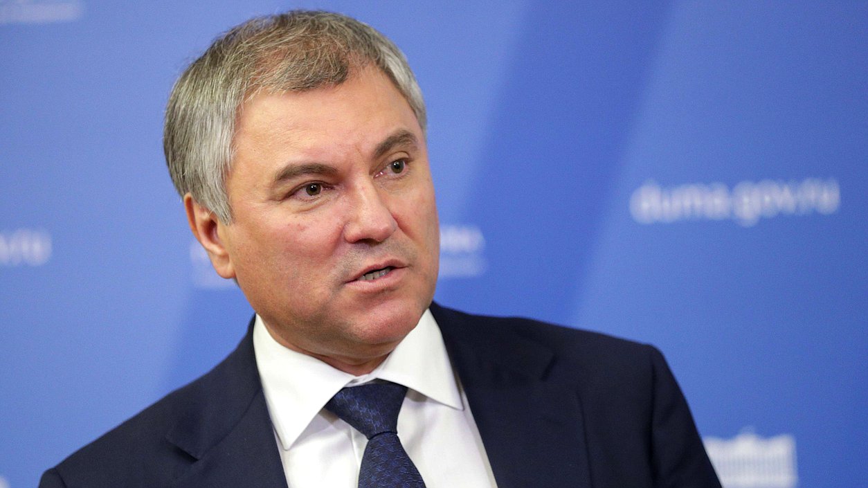 Chairman of the State Duma Vyacheslav Volodin