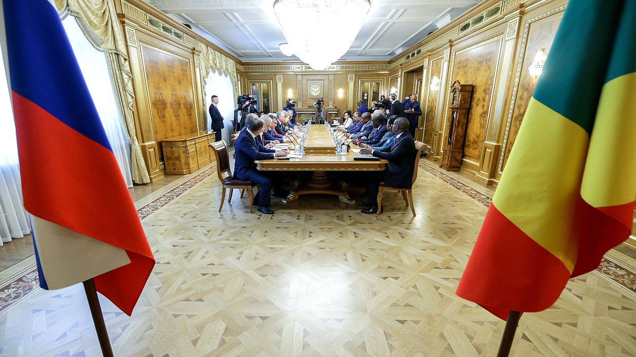 Meeting of Chairman of the State Duma Viacheslav Volodin and President of the Republic of the Congo Denis Sassou Nguesso