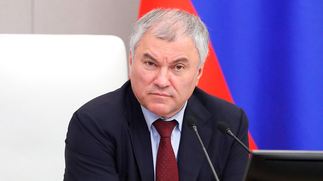 Chairman of the State Duma Vyacheslav Volodin