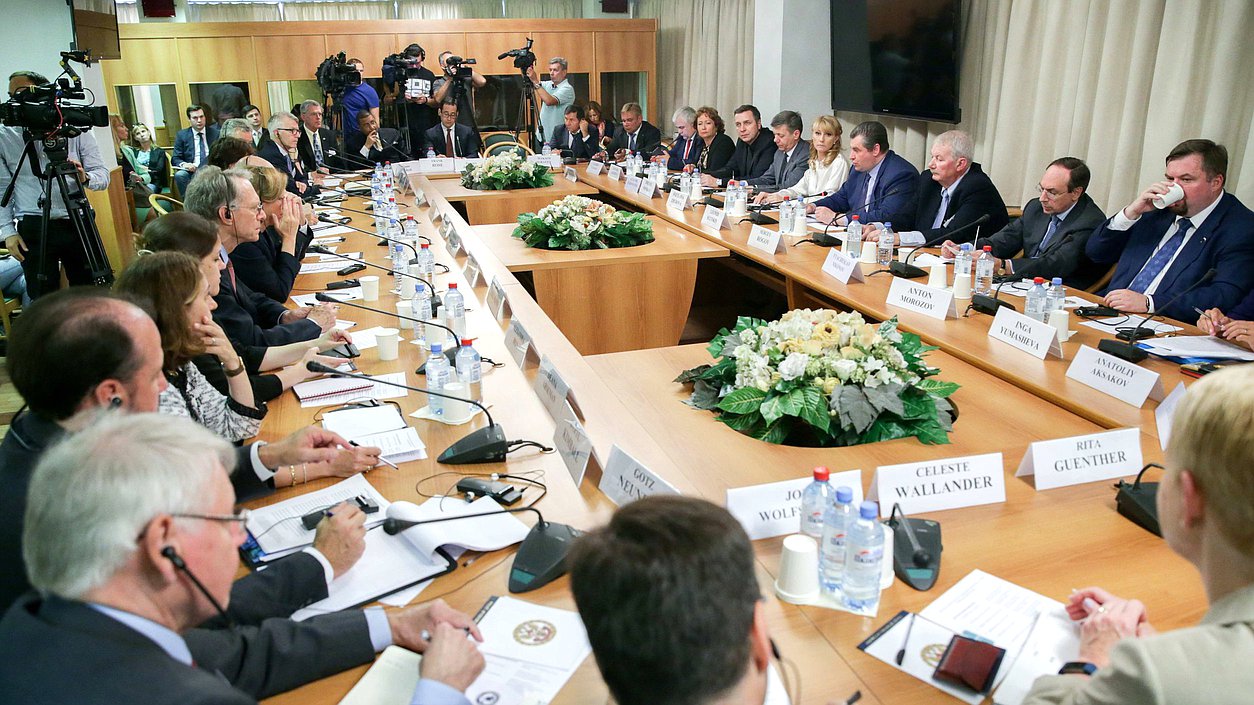 Meeting with participants of the Russian-American conference on arms control