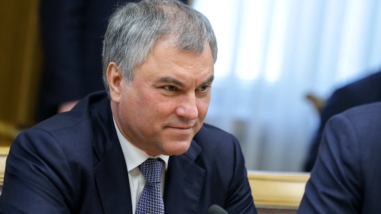 Chairman of the State Duma Viacheslav Volodin