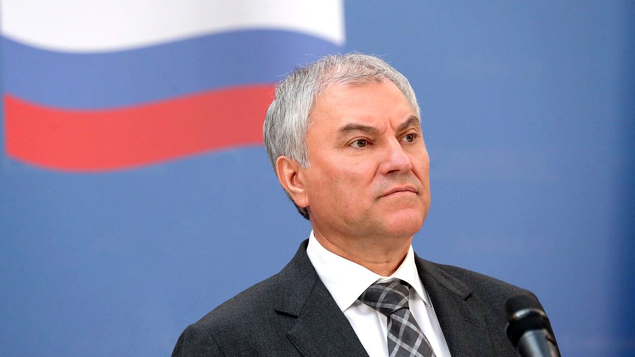 Jefe de la Duma Estatal Vyacheslav Volodin