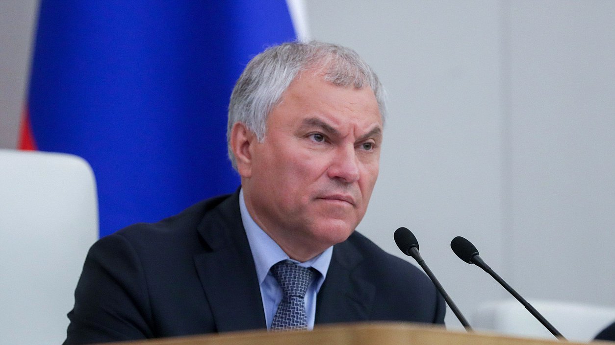 Jefe de la Duma Estatal Vyacheslav Volodin