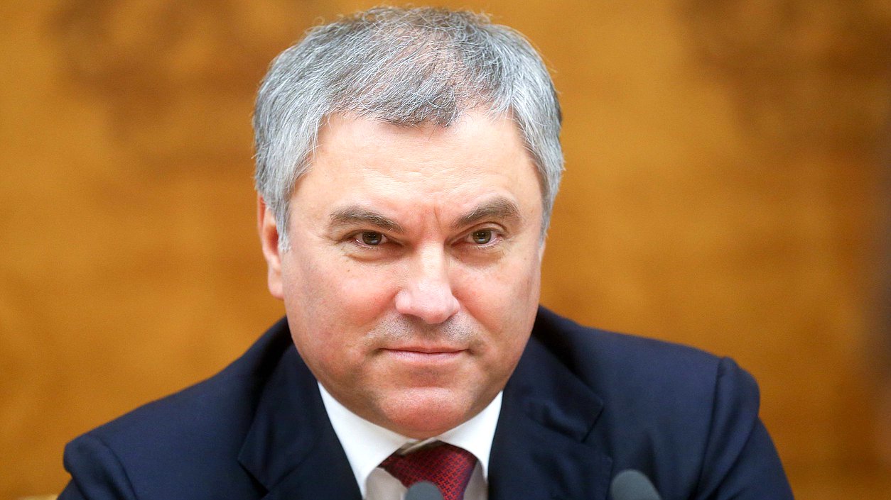 Chairman of the State Duma Viacheslav Volodin