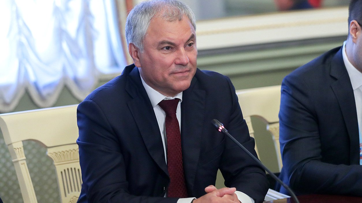 Jefe de la Duma Estatal Vyacheslav Volodin