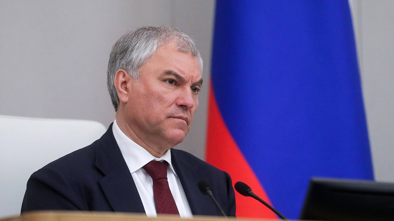 Jefe de la Duma Estatal Vyacheslav Volodin