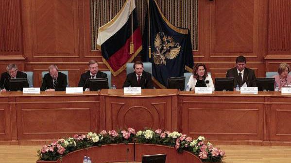 30 мая в Счетной палате Российской Федерации начал работу первый Евразийский антикоррупционный  форум, в котором принял участие Председатель Государственной Думы С.Е.Нарышкин 