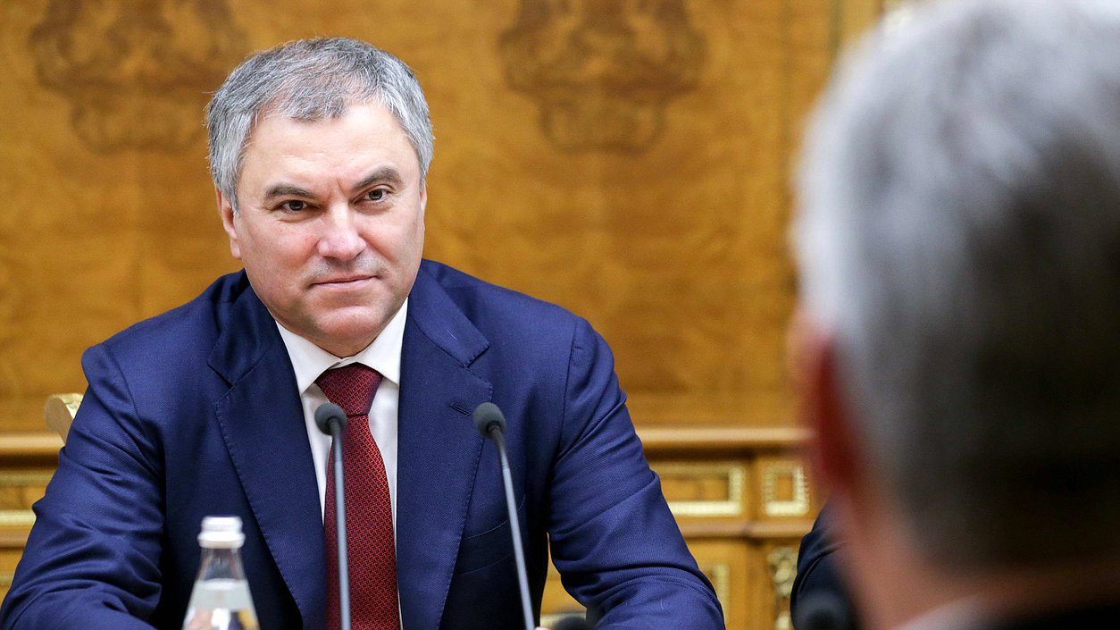 Chairman of the State Duma Viacheslav Volodin