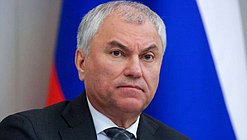 El jefe de la Duma Estatal, Vyacheslav Volodin