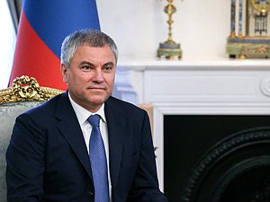 Chairman of the State Duma Viacheslav Volodin