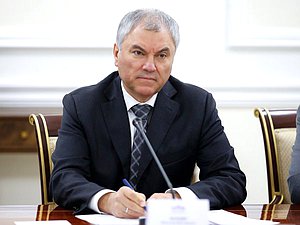 Chairman of the State Duma Vyacheslav Volodin