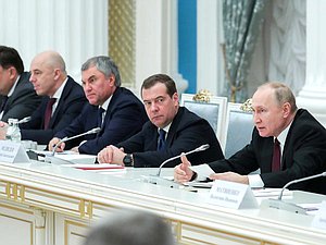 Заседание Совета при Президенте РФ по стратегическому развитию и национальным проектам