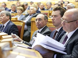 Заседание Совета законодателей РФ при Федеральном Собрании Российской Федерации