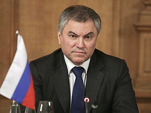 Chairman of the State Duma Viacheslav Volodin