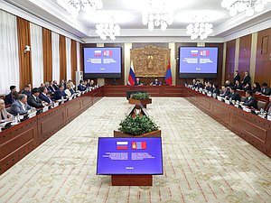 Ka primera reunión de la Comisión de Cooperación entre la Asamblea Federal de la Federación de Rusia y el Gran Khural del Estado de Mongolia