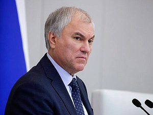 Chairman of the State Duma Vyacheslav Volodin