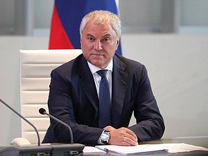 Chairman of the State Duma Vyacheslav Volodin