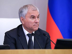 Председатель Государственной Думы Вячеслав Володин