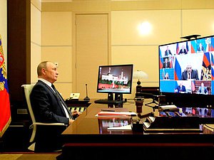 Совещание с постоянными членами Совета Безопасности. Фото: kremlin.ru
