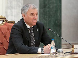 Chairman of the State Duma Vyacheslav Volodin