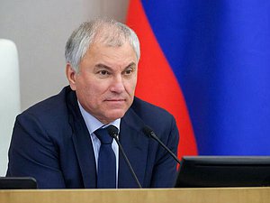 Председатель Государственной Думы Вячеслав Володин