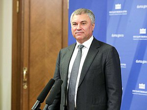 Председатель ГД Вячеслав Володин