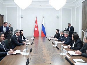 Meeting of Chief of Staff of the State Duma Igor Diveikin and Secretary General of the Grand National Assembly of Türkiye Talip Uzun