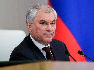 Председатель Государственной Думы Вячеслав Володин