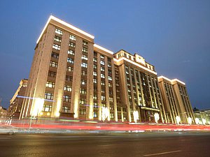 Дума здание нейтральное зима