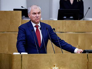 Jefe de la Duma Estatal Vyacheslav Volodin