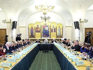 Председатель Государственной Думы Вячеслав Володин принял участие в 34-м совместном заседании Наблюдательного, Попечительского и Общественного советов по изданию Православной энциклопедии