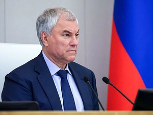 Председатель Государственной Думы Вячеслав Володин