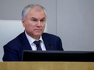 Председатель Государственной Думы Вячеслав Володин