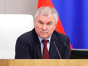 Chairman of the State Duma Vyacheslav Volodin