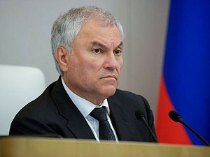 Председатель Государственной Думы Вячеслав Володин