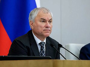 Председатель Государственной Думы Вячеслав Володин