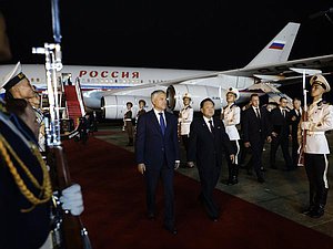 Прибытие Председателя Государственной Думы Вячеслава Володина в Корейскую Народно-Демократическую Республику