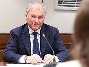 Chairman of the State Duma Vyacheslav Volodin