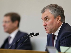 Председатель Государственной Думы Вячеслав Володин