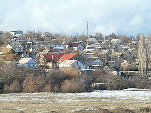 зима деревня село жилье природа