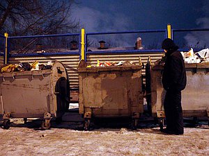 помойка мусор контейнер