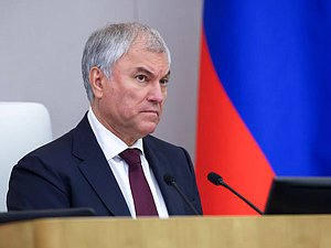 Председатель Государственной Думы Вячеслав Володин