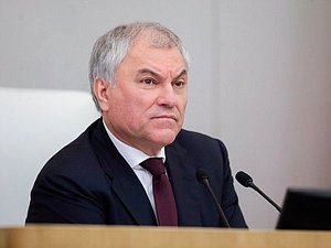 Chairman of the State Duma Vyacheslav Volodin