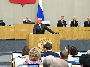 Chairman of the State Duma Vyacheslav Volodin