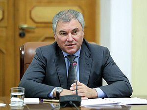 Председатель Государственной Думы Вячеслав Володин